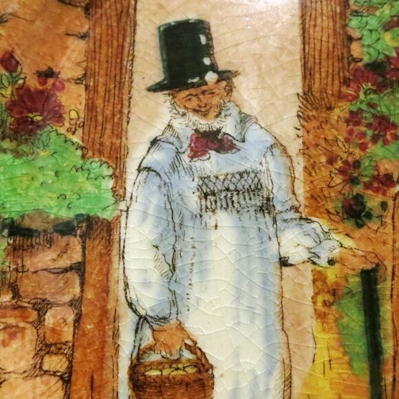 Royal Doulton "Gaffers" Series Ware 7.5" Plate Collectors Cabinet #4210 - Picture 3 of 7